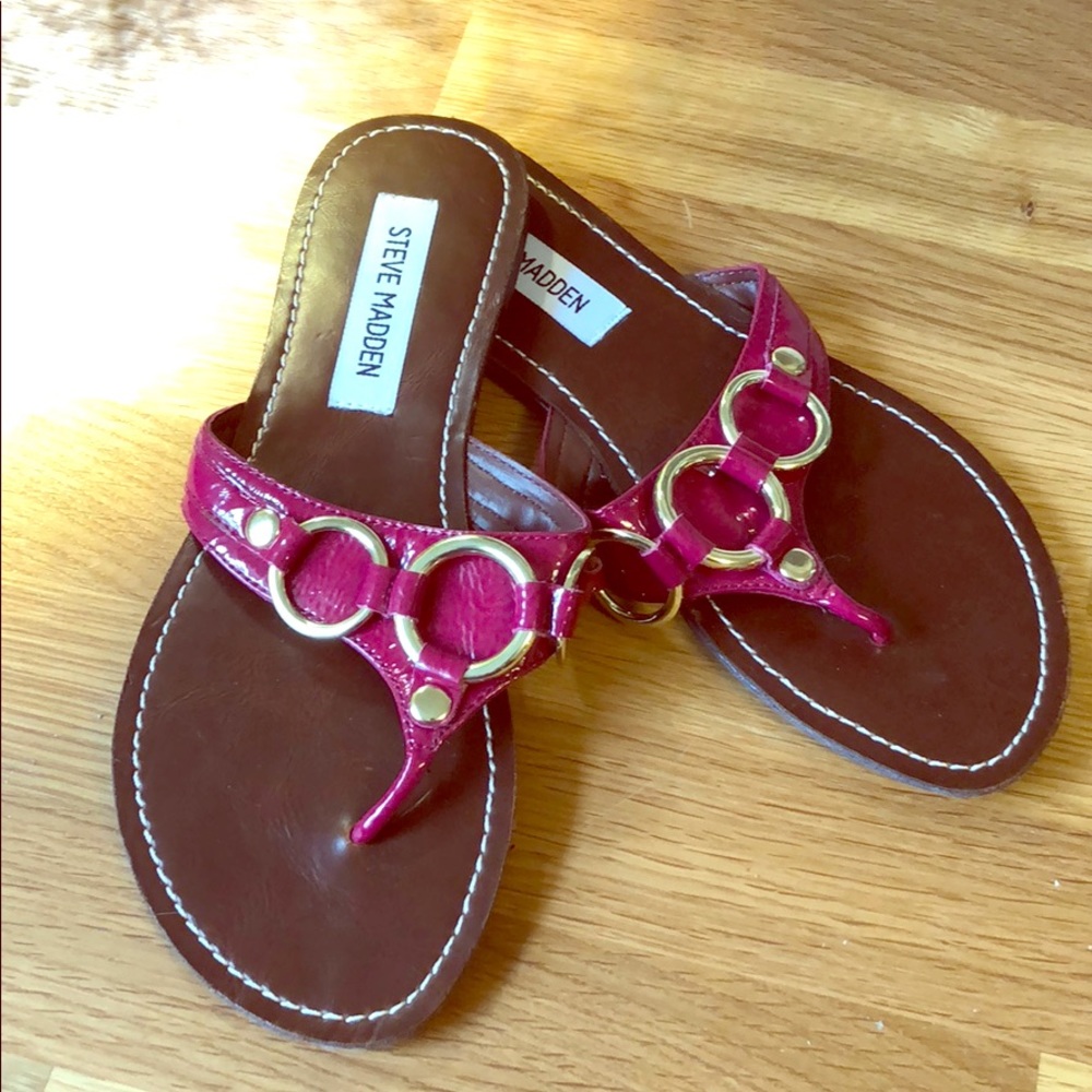 Steve Madden swindlee leather flats NWOT